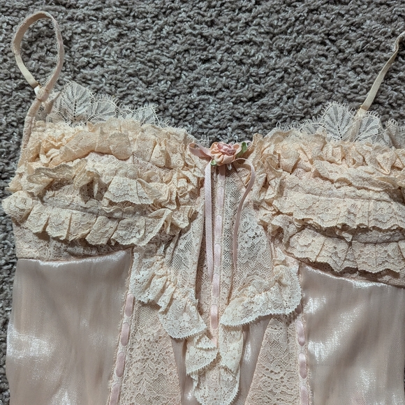 Lacemade Peach Fairy Corset Princess Coquette Kawaii Frills 🩷 - Picture 5 of 10